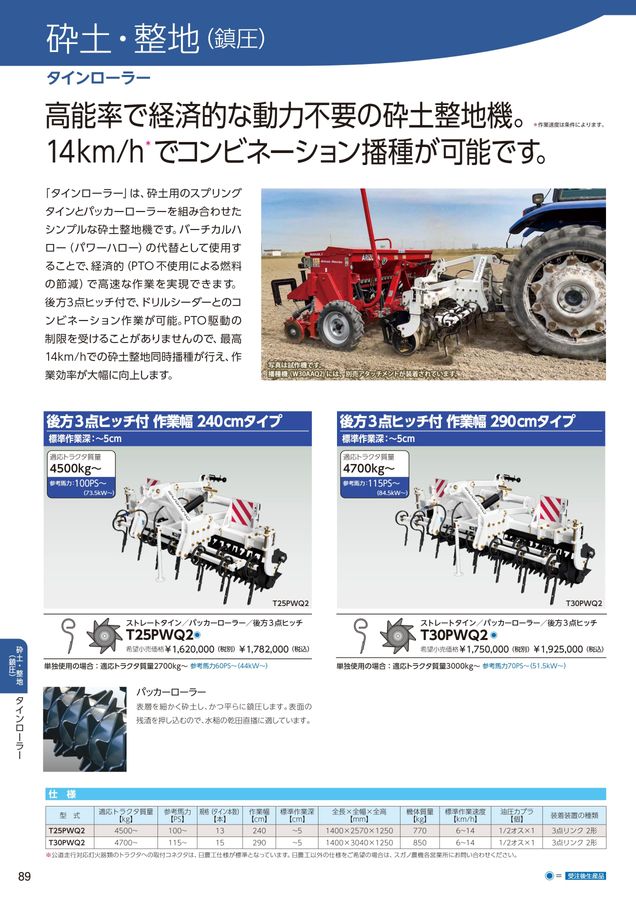 2026年 総合カタログ スガノ農機 株式会社
