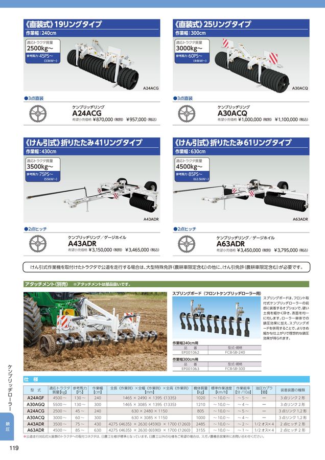 2026年 総合カタログ スガノ農機 株式会社